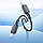 Кабель Hoco X101 Assistant 60W silicone charging data cable Type-C to Type-C Black, фото 5