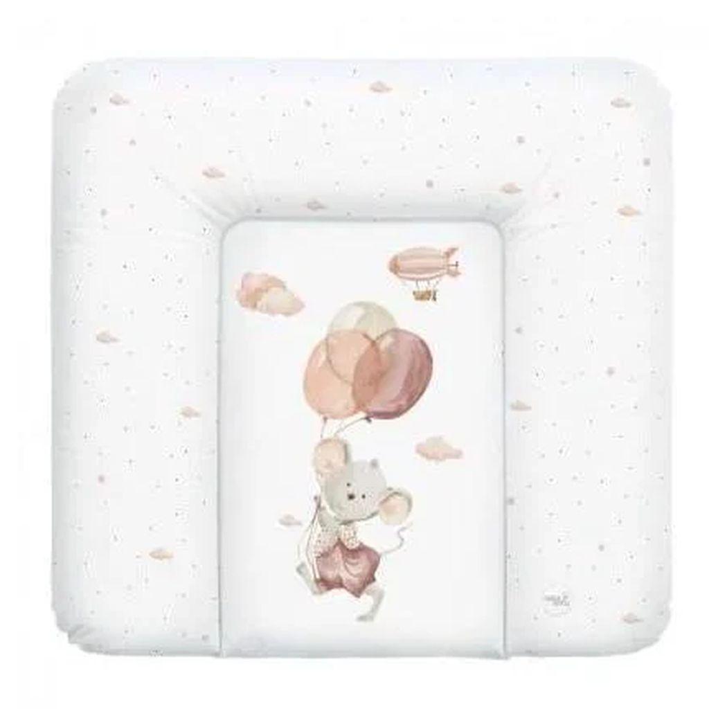 Повивальний матрац мʼякий Ceba Baby Soft changing mat medium (75x72 cm) W-144-000-727 basic mouse