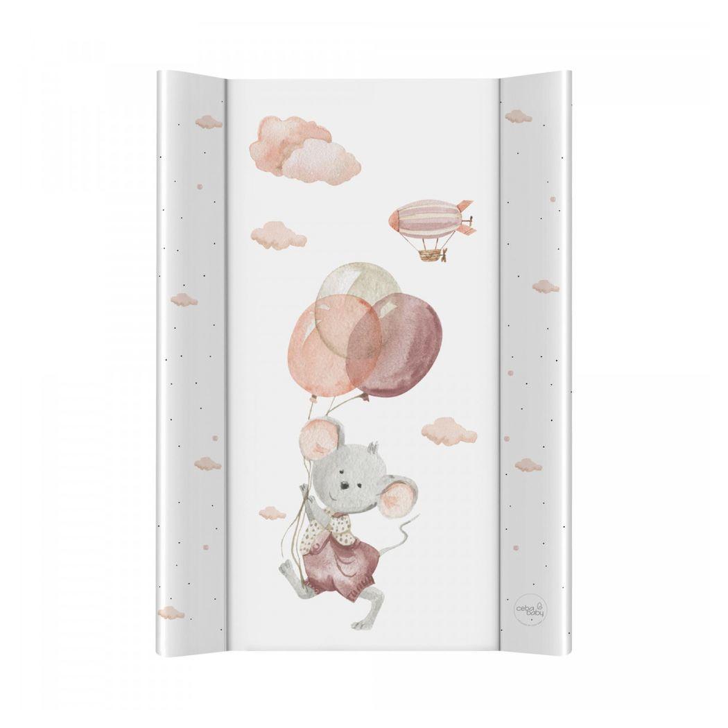 Повивальна дошка м'яка Ceba Baby Soft profiled changing mat short (50x70 cm) W-102-000-727 basic mouse