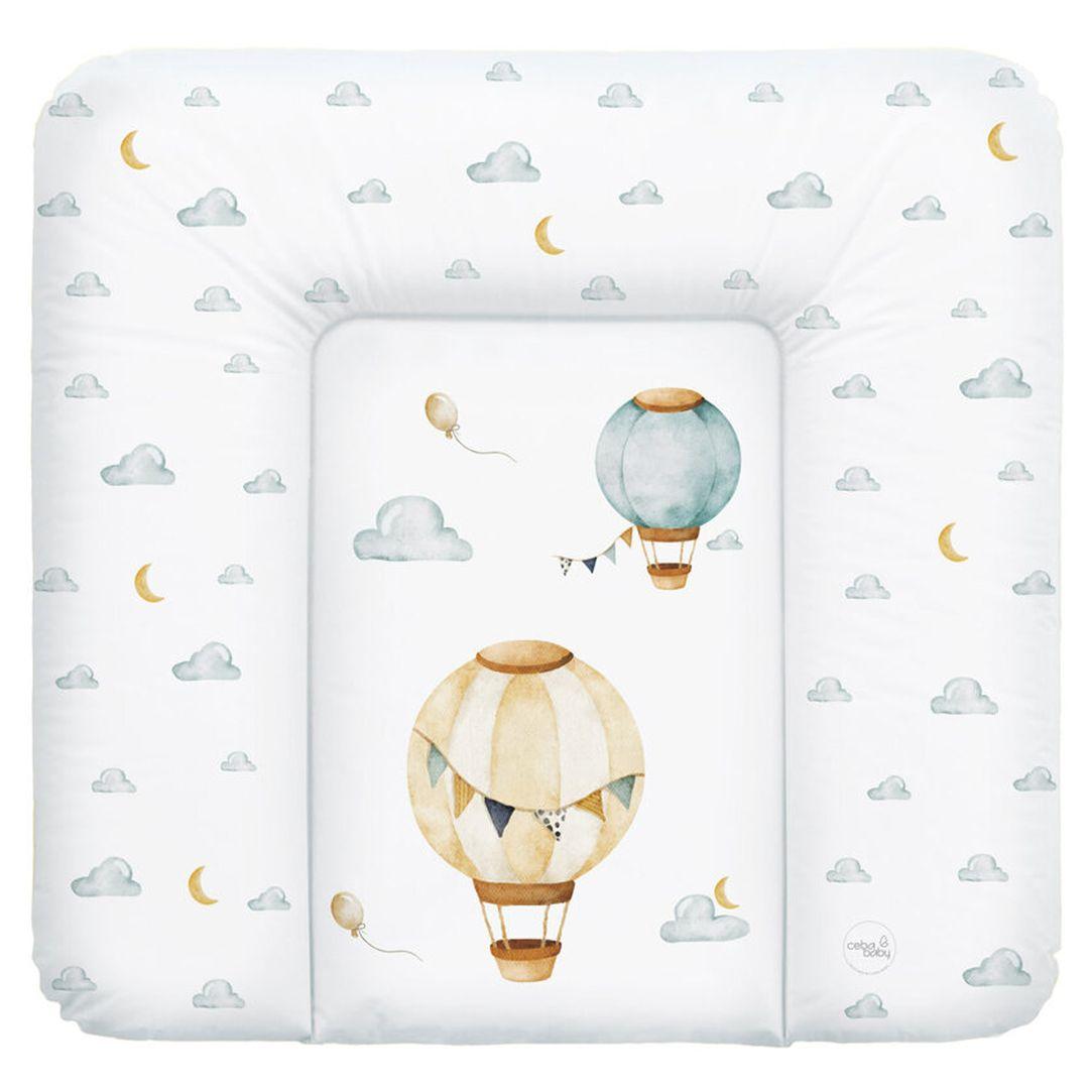 Повивальний матрац мʼякий Ceba Baby Soft changing mat medium (75x72 cm) W-144-000-734 basic balloons, фото 1