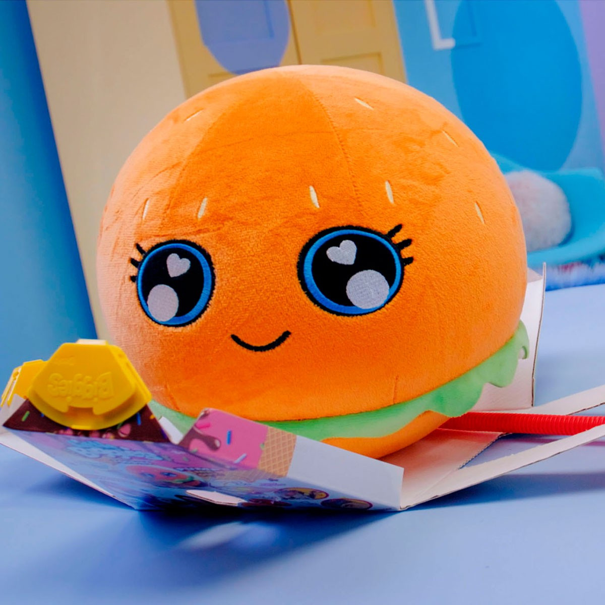 Ігровий набір Biggies серії Little Foodies Бургер (надувна іграшка, насос) BIG002-BU