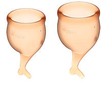 Набор менструальных чаш Satisfyer Feel Secure Orange MULTISHOP