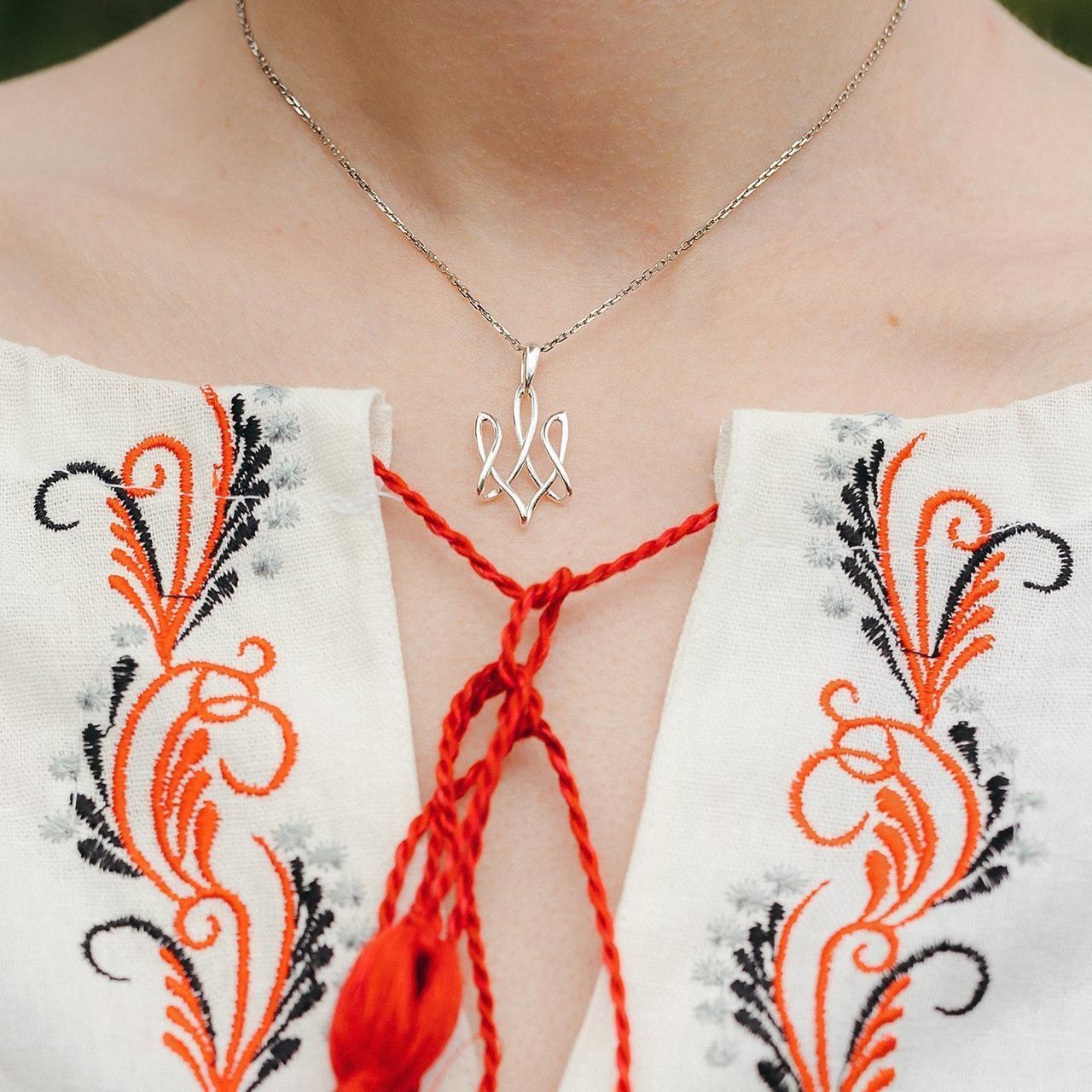 Кулон зі срібла "Тризуб - Герб України", 133132. Zipexpert ZIPEXPERT  LOVE-SHOPE