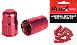 Ковпачки на ніпель ProX AV-01 AV Schrader 10 шт., червоний (C-PZ-0452)