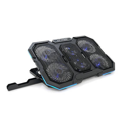 Підставка для ноутбука IceCoorel N6, 14-18", 4*95mm 1200±10% RPM + 2*70mm 2500±10 %RPM, 2xUSB2.0 + підставка, фото 1