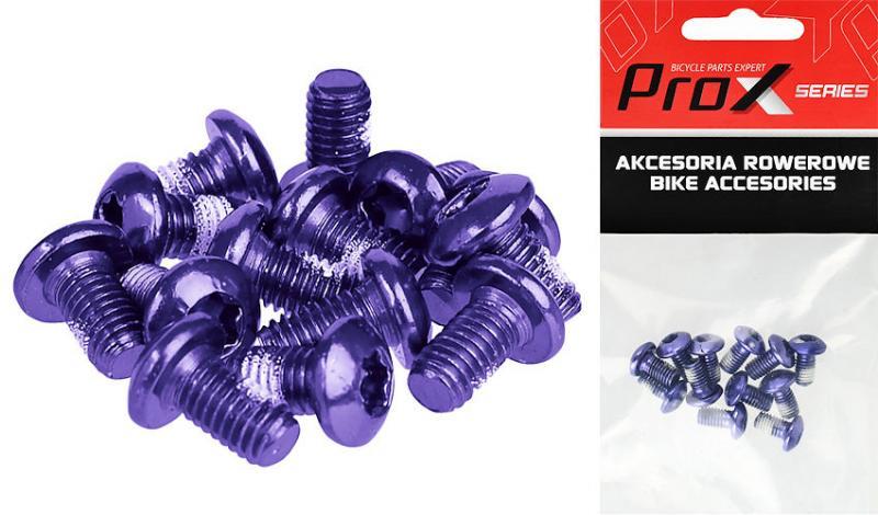 Комплект гвинтів Prox M5x10мм 12 шт. для ротора, фіолетовий (C-UH-T-0086)