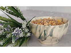 Піала 600мл веселка ізумруд малахіт ТМ СЛОВЯНСЬК