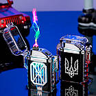 Запальничка usb герб України імпульсна у вологозахисному корпусі US-750U2, фото 3