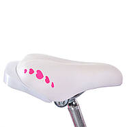 Велосипед дитячий MB 16042-1, 16 дюймів, малиновий, фото 6