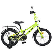 Велосипед дитячий MB 14013-1, 14 дюймів, салатовий, фото 4