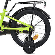 Велосипед дитячий MB 14013-1, 14 дюймів, салатовий, фото 2