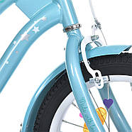 Велосипед дитячий MB 16063-1, 16 дюймів, м'ятний, фото 4