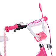 Велосипед дитячий MB 18041-1, 18 дюймів, рожевий, фото 6