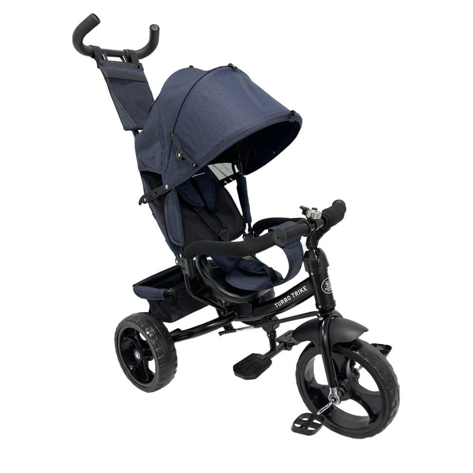 Дитячий триколісний велосипед MT 1005-9 темно-синій, фото 1