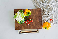 Дошка обробна Дуб торцева з контейнером 30х40 см BVD58 (2546)