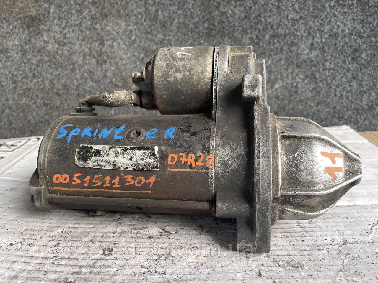 Стартер для Mercedes-Benz Sprinter, Vito, 2.2 CDI, 0051511301, 11зуб, фото 1