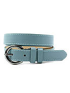 Жіночий ремінь 2,3 х 110 см Weatro Блакитний zhn-kz-kit23-050, фото 2