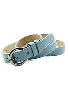 Жіночий ремінь 2,3 х 110 см Weatro Блакитний zhn-kz-kit23-050, фото 3