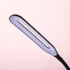 Настільна світлодіодна LED лампа на прищіпці, гнучка, Чорна / Світильник з прищіпкою та гнучкою ніжкою, фото 8