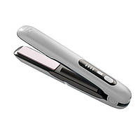 Бездротовий утюжок для волосся Hots Professional Hair Straightener and Curler, білий (HP3003-WH)