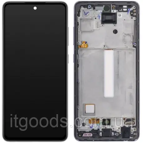 Дисплей (модуль) + тачскрін (сенсор) з рамкою для Samsung Galaxy A52 2021 A525, A525F, A525M, SM-A525F/DS, SM-A525M/DS, TFT