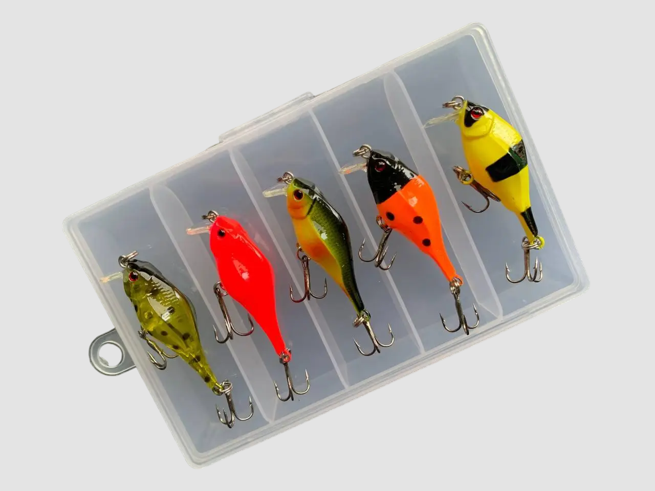 Набір Воблерів Crankbait 40мм\2.8гр 5шт в коробці
