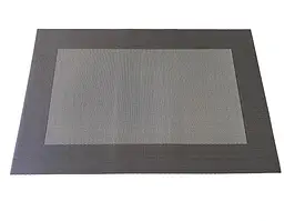 Килимок-сет на стіл 2-х сторон. рамка шоколадно-беж