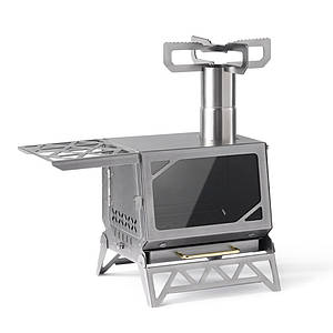 Туристична портативна твердопаливна піч Naturehike CNK2300CW020 | Для приготування їжі на природі