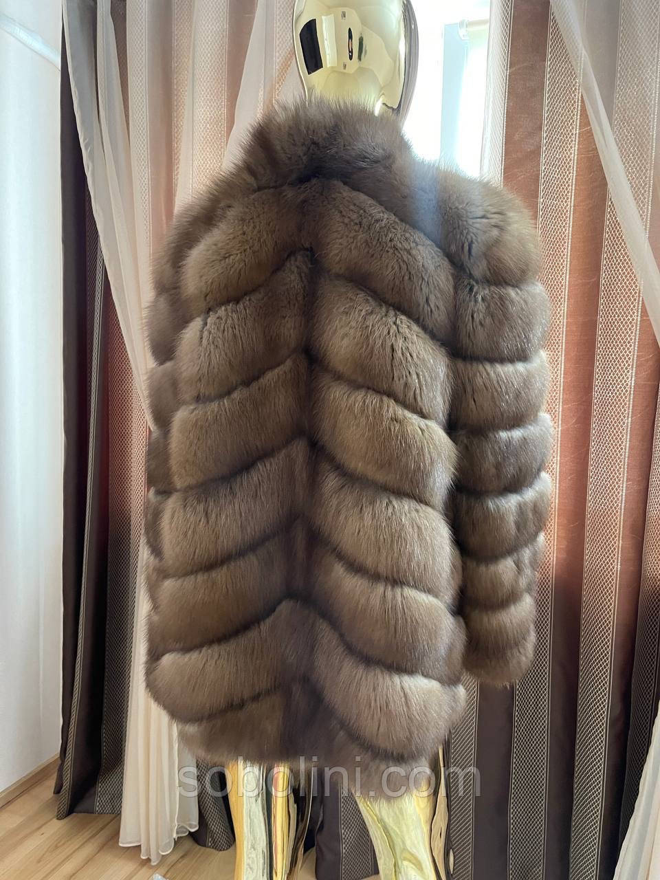 Кожушок із лісової куниці, довжина 70 см
