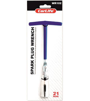 Ключ свічковий CarLife 21 мм (WR102)