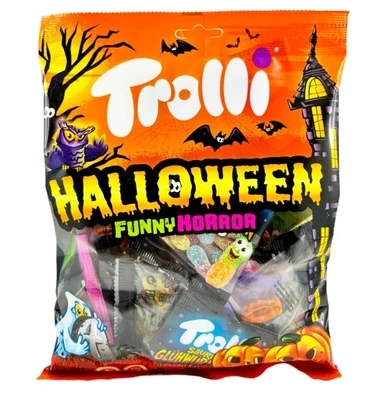 Желейки Trolli Funny Horror Halloween Міні упаковки 300г, фото 1