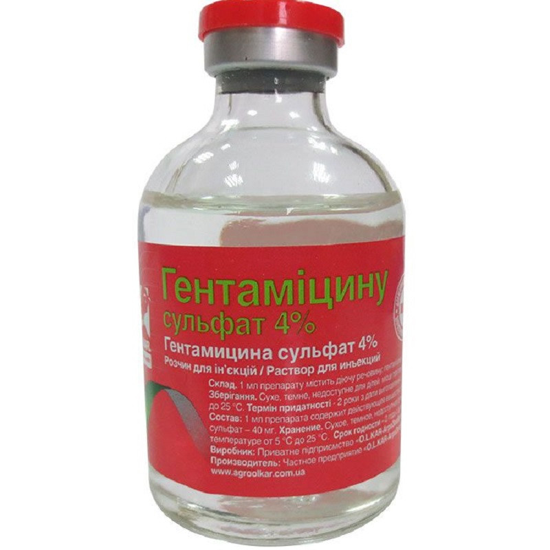 Гентаміцин 4% 50 мл O.L.KAR