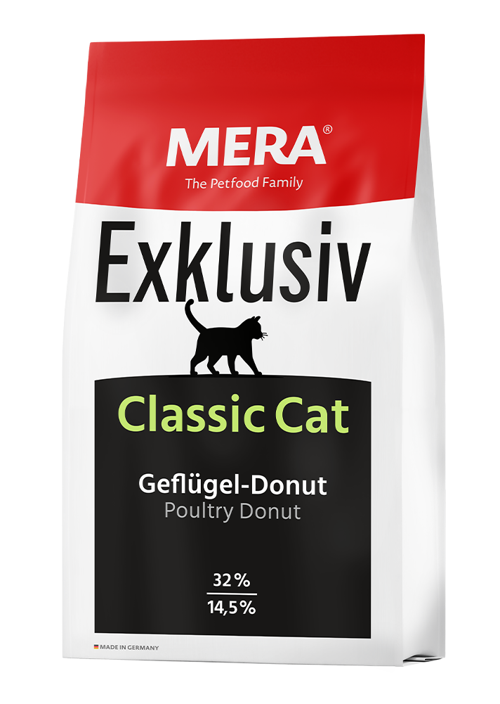 Сухий корм для котів із птицею MERA EX Classic Cat Geflugel, 10 кг (*)