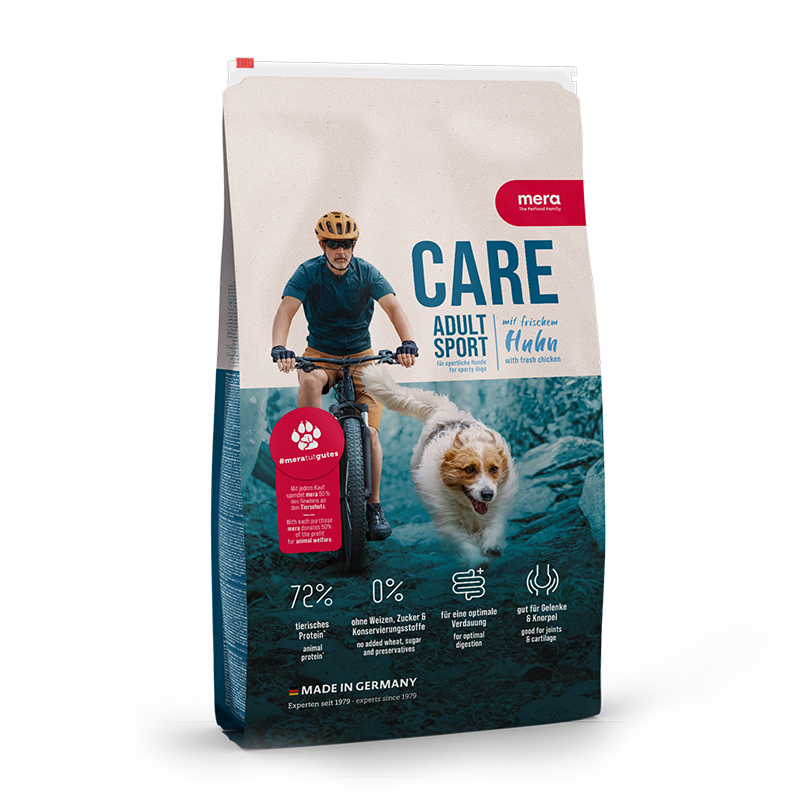 Сухий корм для дорослих спортивних собак з куркою MERA CARE Adult Sport Chicken, 1 кг (*), фото 1