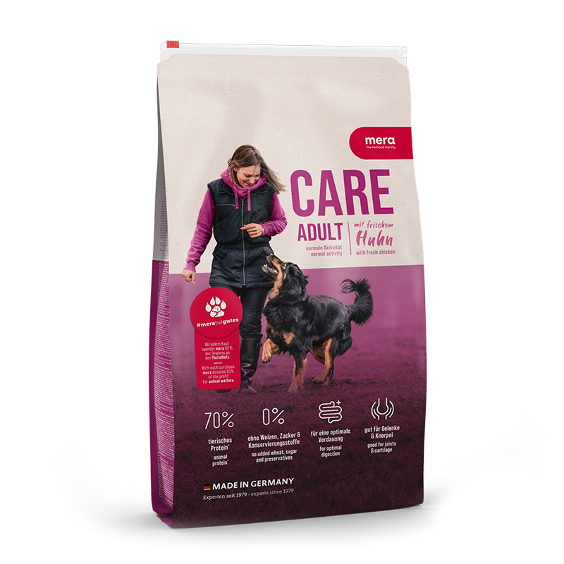 Сухий корм для дорослих собак з куркою MERA CARE Adult Chicken, 10 кг (*)