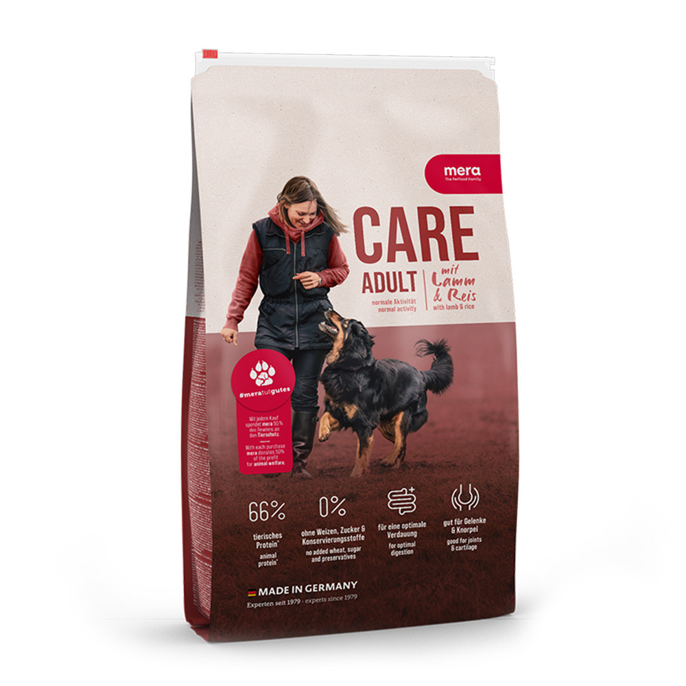 Сухий корм для дорослих собак з ягням і рисом MERA CARE Adult Lamb&Rice, 1 кг (*), фото 1