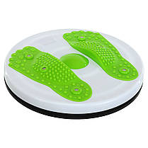 Диск здоров'я SP-Sport 28 см з магнітами та масажером рефлекторних зон на стопах, фото 3