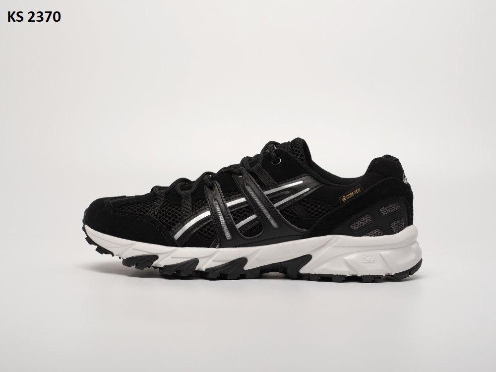 Чоловічі кросівки Asics Ael-Sonoma 15-50 (чорно-білі) модні низькі кросівки KS 2370 Асикс vkross, фото 1