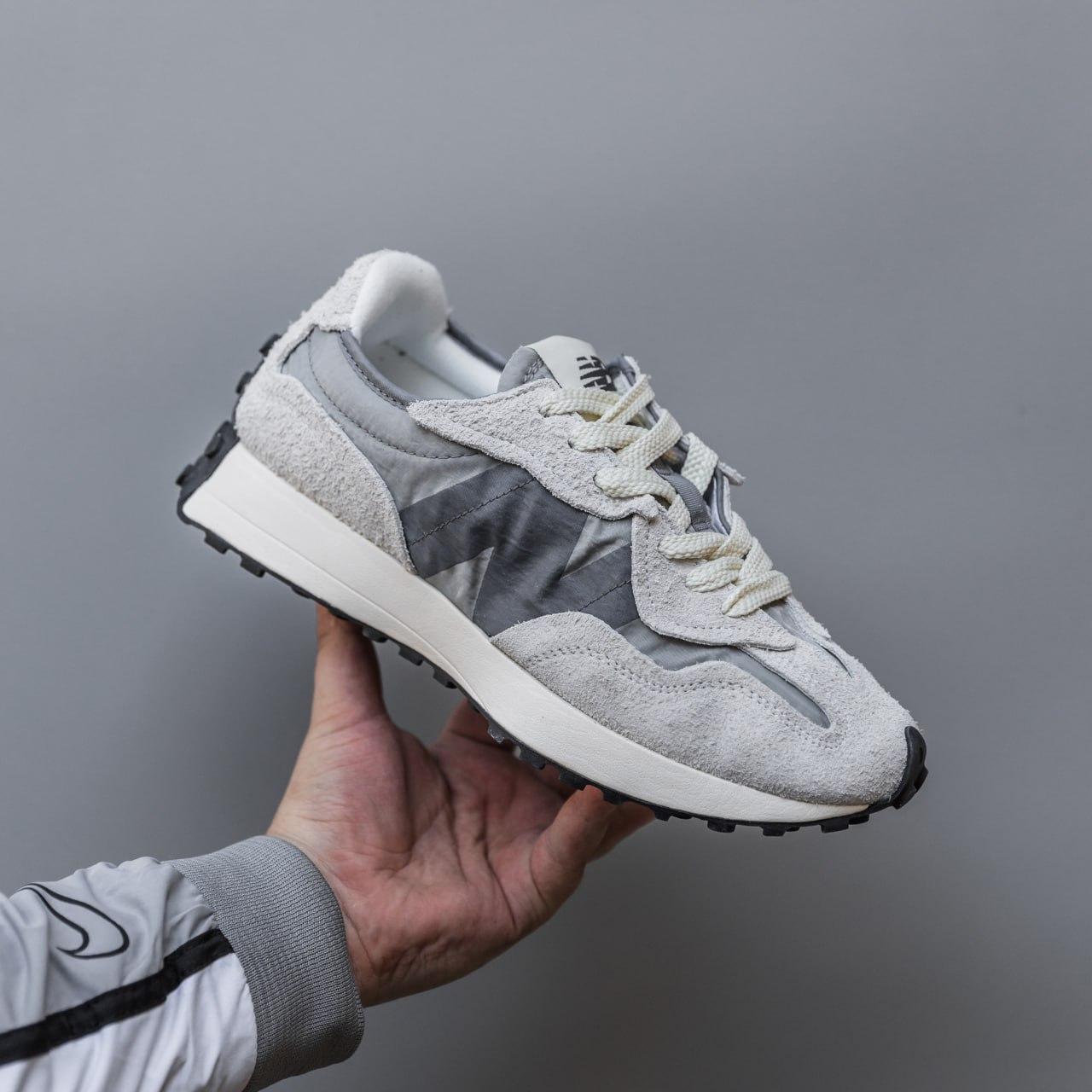 Чоловічі демісезонні кросівки New Balance 327 (сірі) стильні спортивні кроси 2764 Нью Беленс vkross, фото 1