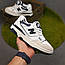 Чоловічі демісезонні кросівки New Balance 550 (біло-сині) спортивні стильні кроси 11199 Нью Беленс vkross, фото 4