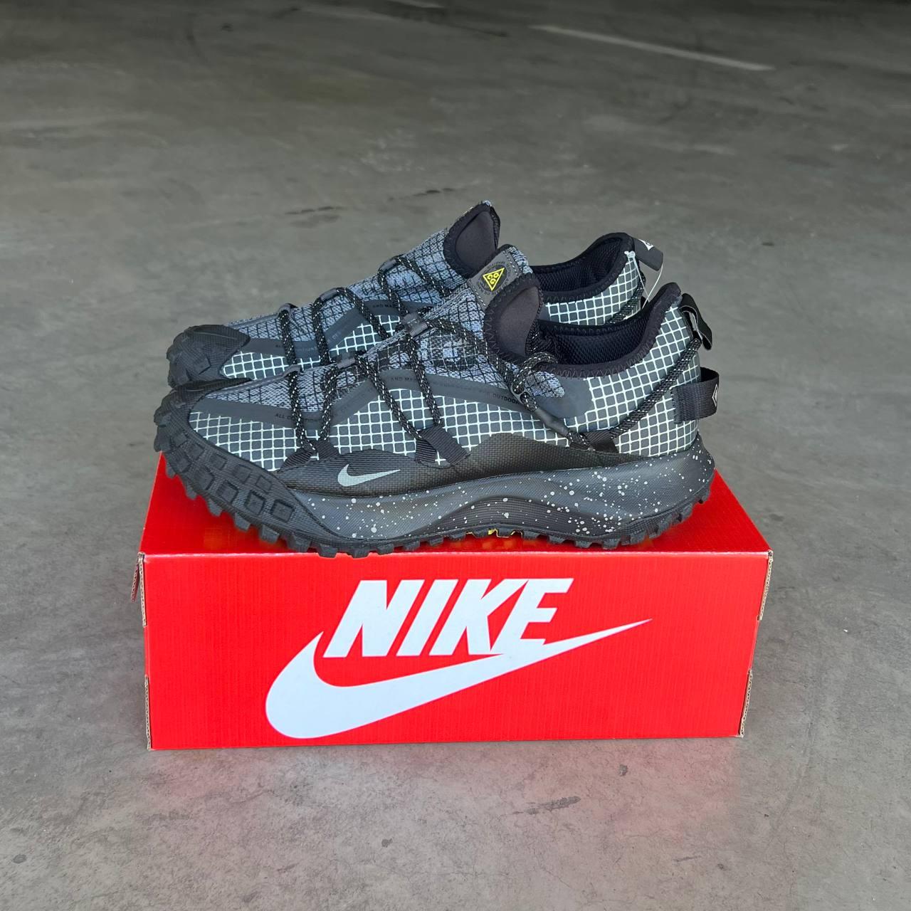 Чоловічі кросівки Nike ACG Mountain Fly (чорно-сірі) стильні кросівки acn07 Найк vkross