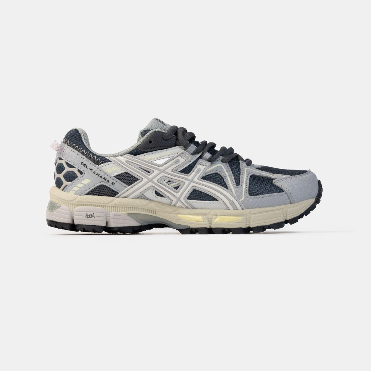 Чоловічі повсякденні кросівки Asics Gel-Kahana 8 (сіро-чорні) модні спортивні кросівки art1029 Асикс vkross