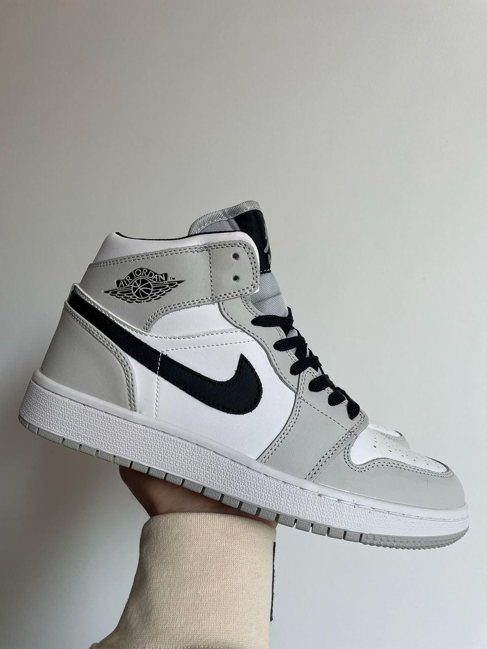 Чоловічі кросівки Nike Air Jordan Retro 1 Grey (сірі) модні повсякденні кроси 0650v Найк vkross