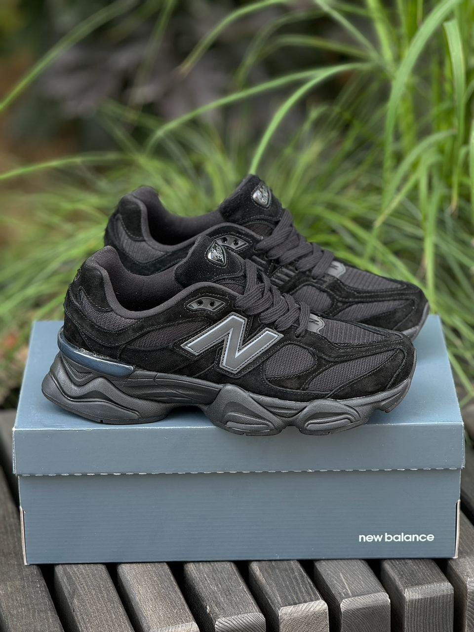 Чоловічі спортивні кросівки New Balance 9060 Black (чорні) демісезонні кроси 03064 Нью Беленс vkross