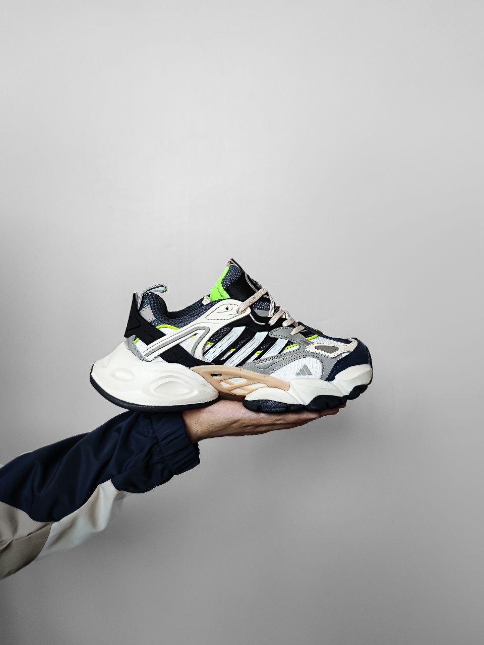 Чоловічі кросівки Adidas Vento XLG Deluxe Beige/Green (бежево-зелені) стильні AD217 Адідас vkross