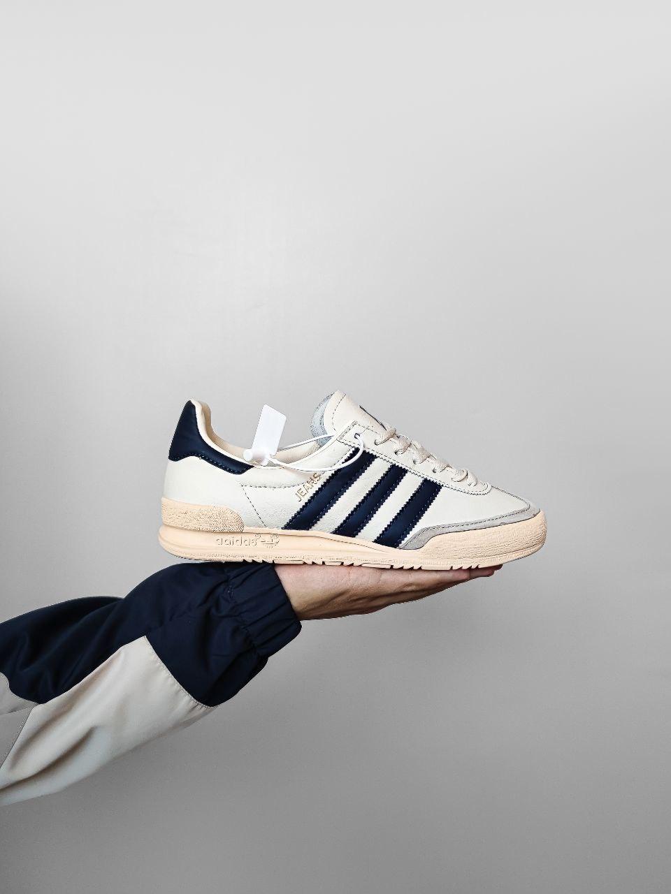 Чоловічі текстильні кросівки Adidas Jeans Beige/Blue (бежево-сині) літні стильні кроси AD218 Адідас vkross