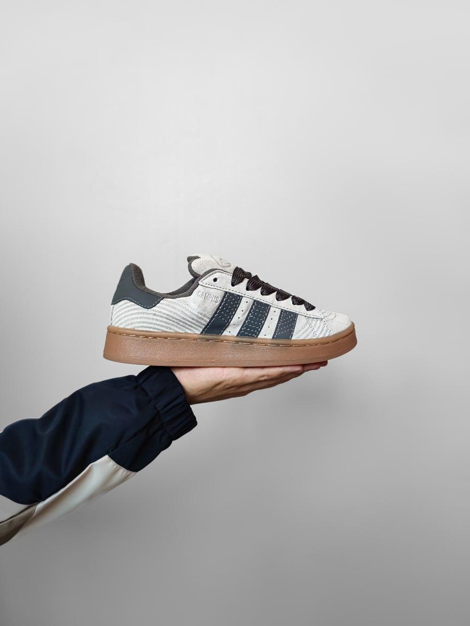 Чоловічі кросівки Adidas Campus 00s Japanese Garden Ash Silver (білі) повсякденні AD220 Адідас vkross