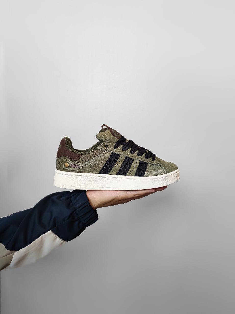 Чоловічі кросівки Adidas Campus 00s Orb Green Carbon Herren (зелені) повсякденні AD221 Адідас vkross