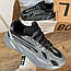 Чоловічі спортивні кросівки Yeezy Boost 700 v2 Grey Black (темно-сірі) стильні кроси 0542v Ізі vkross, фото 8