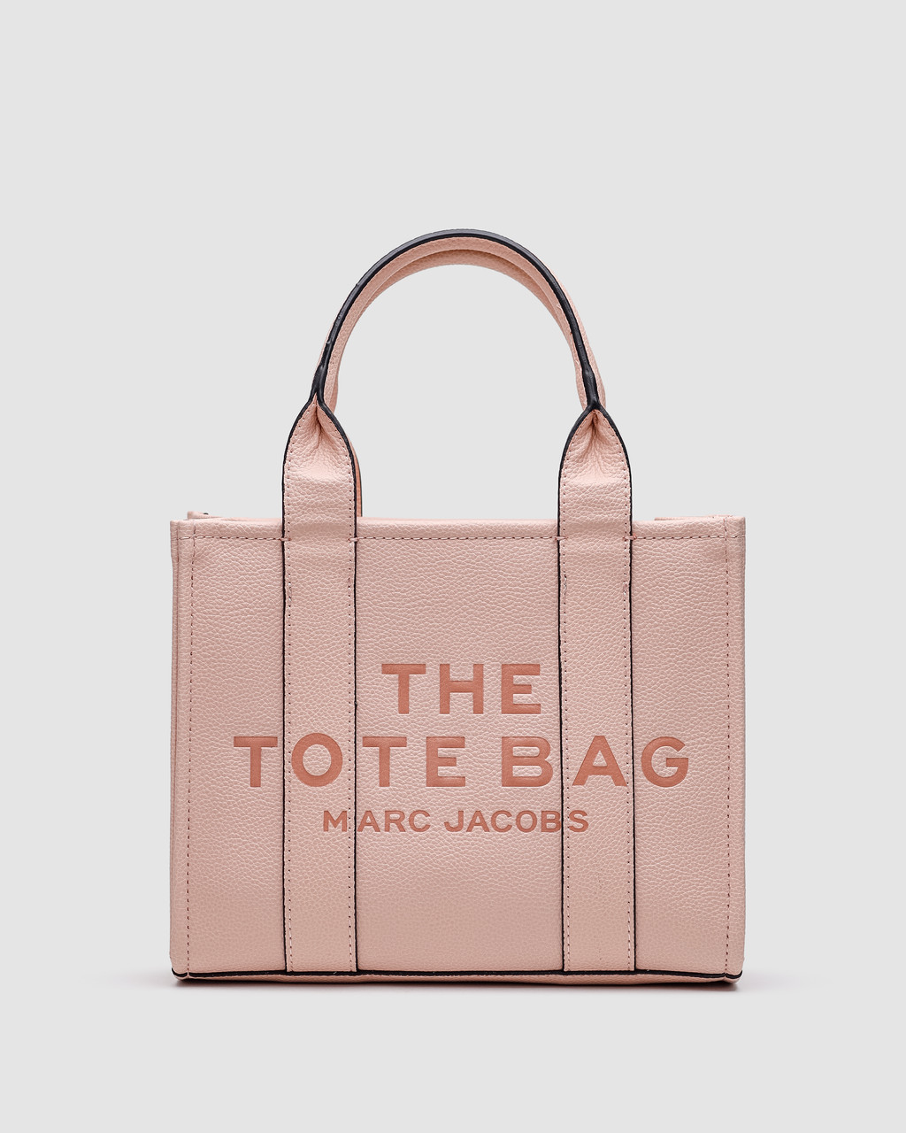 Жіноча сумка Marc Jacobs The Leather Small Tote Bag Powder (бежева) стильна містка сумка KIS99474 vkross